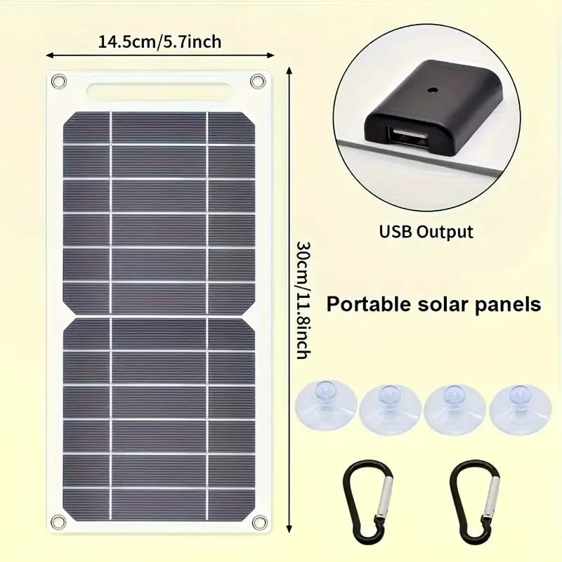 USB Portable Solar Panel Charger for Phones & Power Banks - Solar Guard