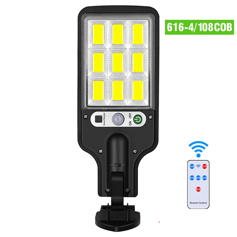 Solar Motion Sensor Wall Light With Remote Control - Solar Guard
