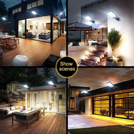 Solar Motion Sensor Wall Light With Remote Control - Solar Guard