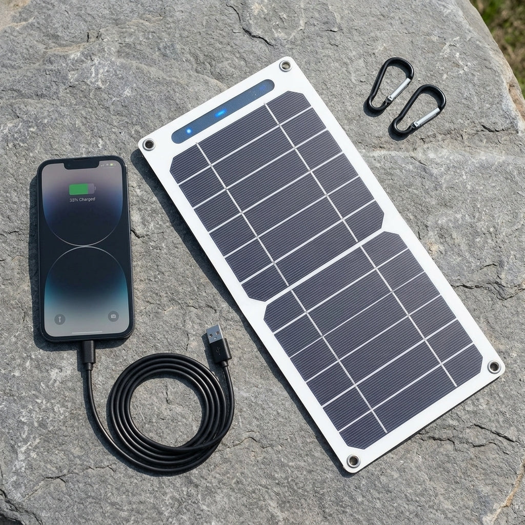 USB Portable Solar Panel Charger for Phones & Power Banks - Solar Guard