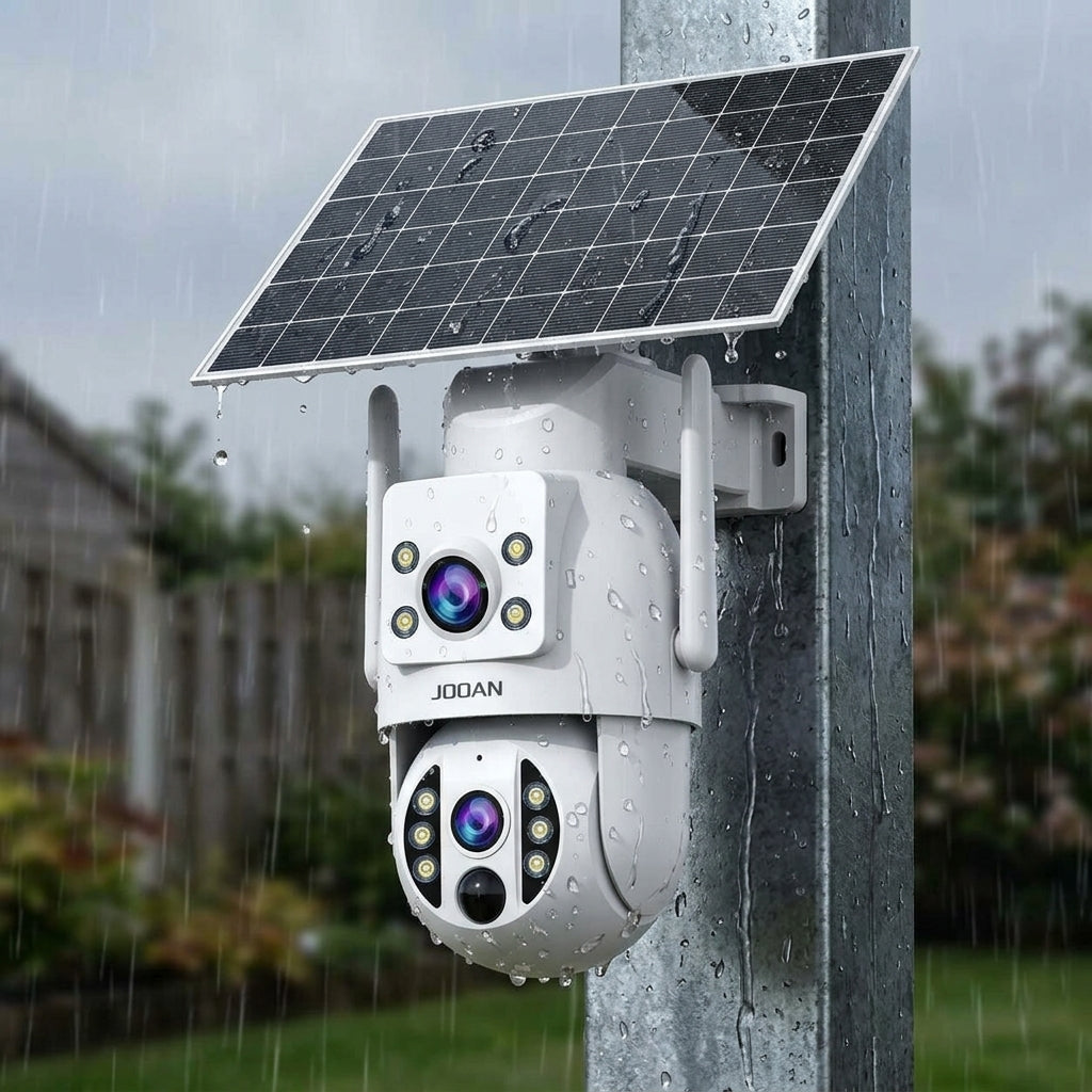 Solar Wireless Outdoor Security Camera Dual Lens 2K/4K - Solar Guard